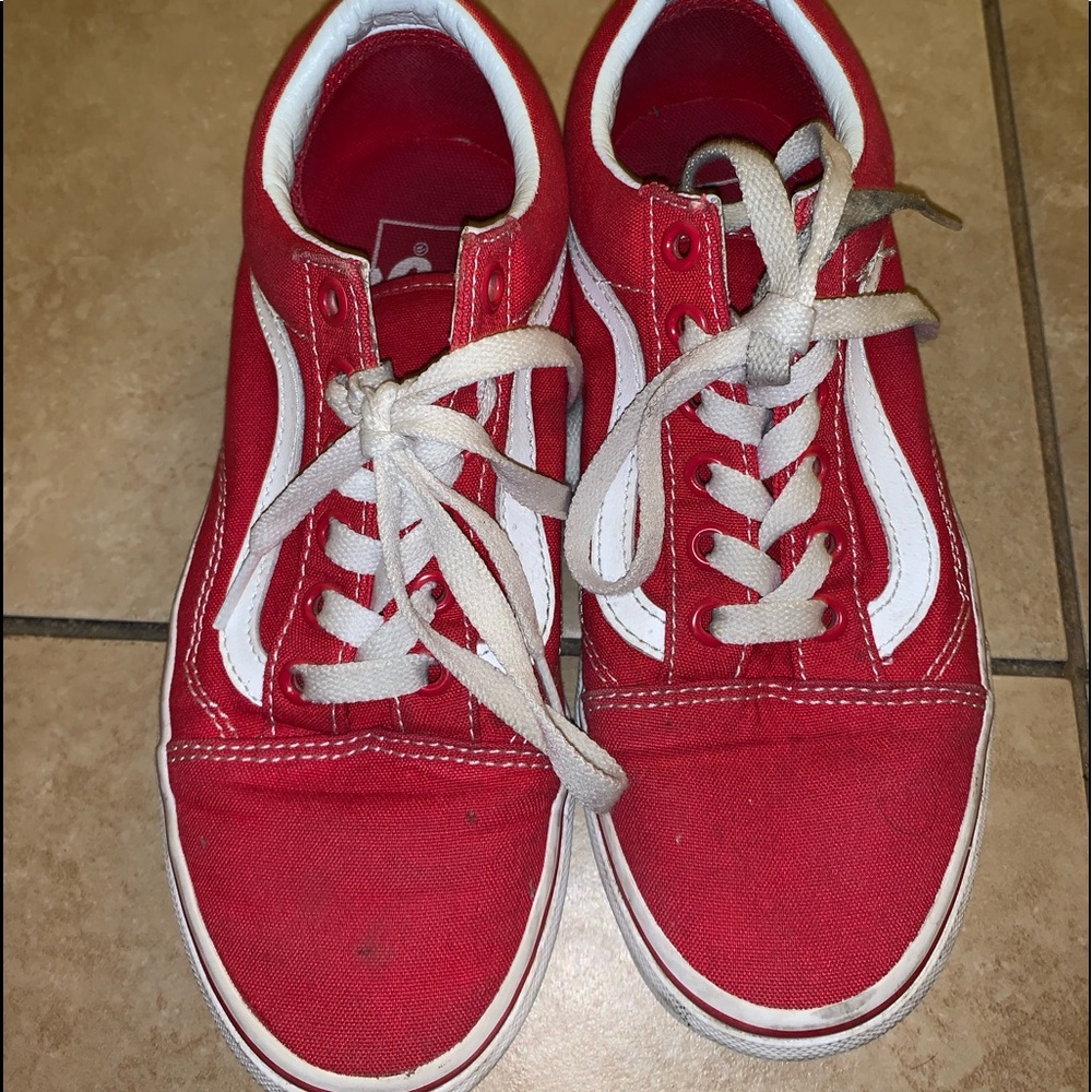 Red Old Skool Vans